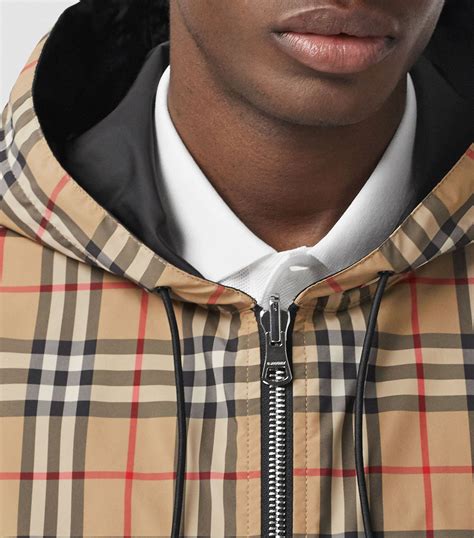 burberry reversible vintage check jacket